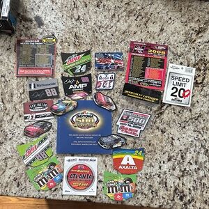 NASCAR Magnet, Stickers, Patch, Collectors Collection 20 pieces